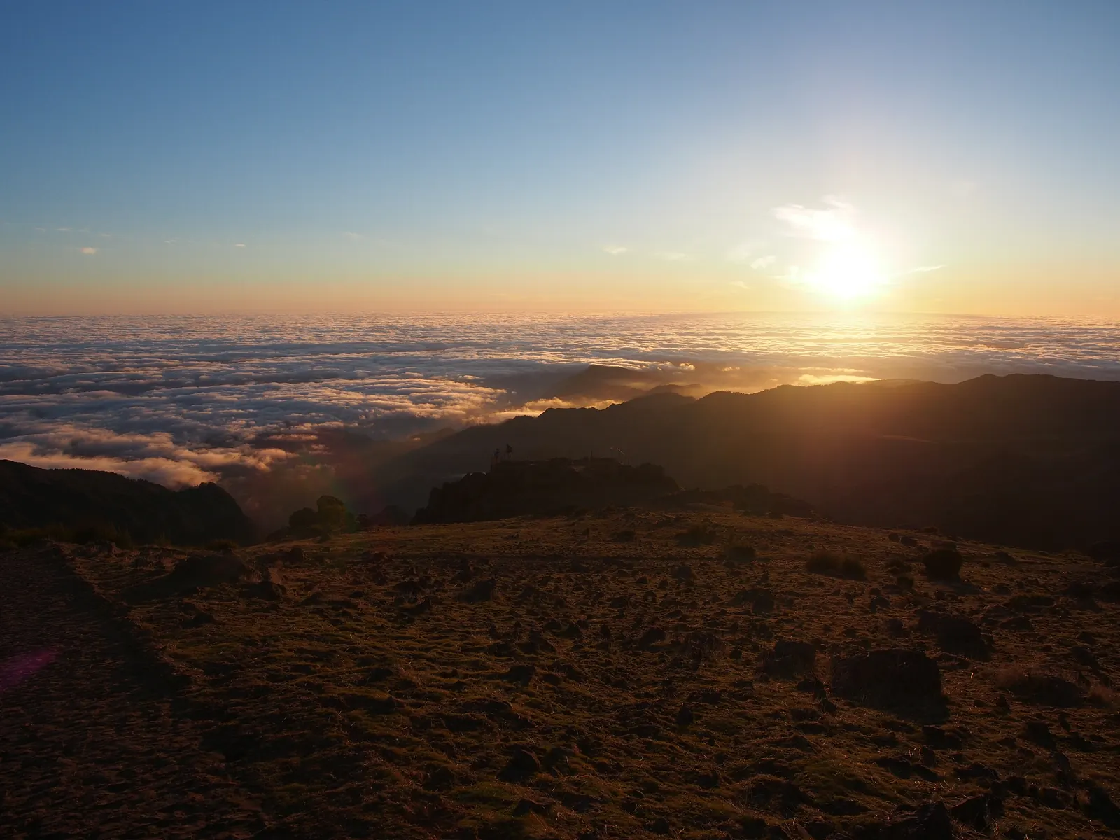 Nascer do sol no Pico do Areeiro, Madeira