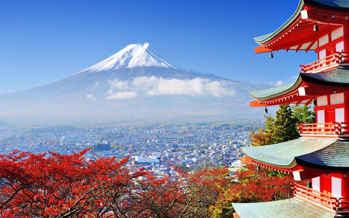 Paisagem urbana no Japão